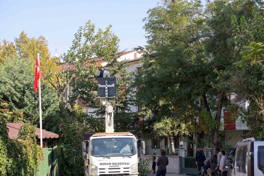 Meram’ın Park Ve Bahçeleri Kışa Hazırlanıyor