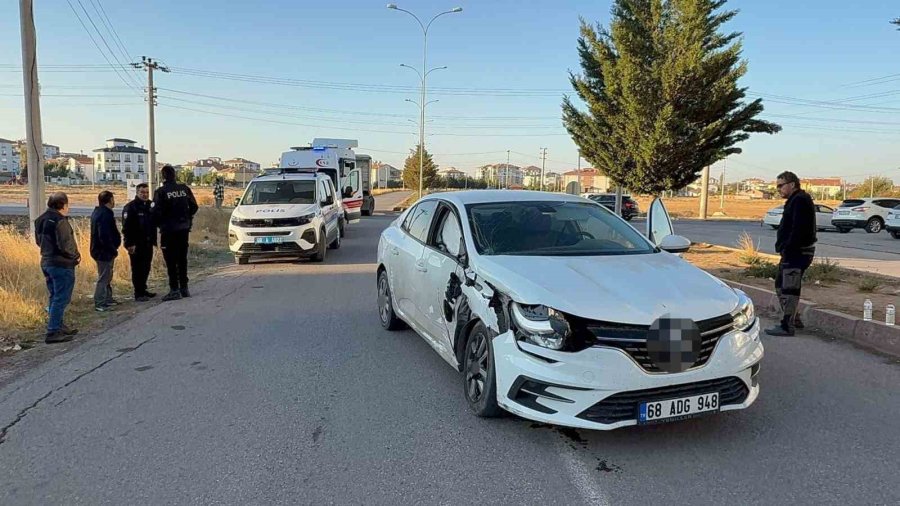 Aksaray’da Otomobil İle Tır Çarpıştı: 1 Yaralı