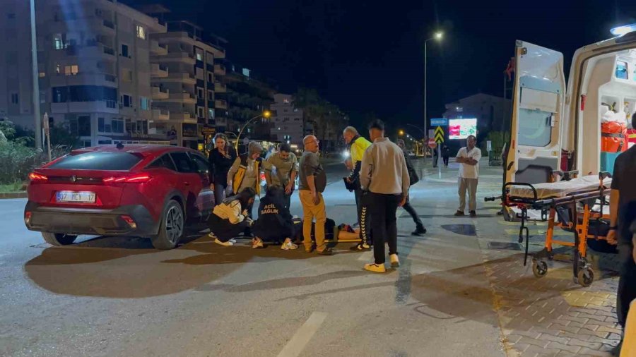 Gazipaşa’da Otomobil İle Motosiklet Çarpıştı: 1 Yaralı