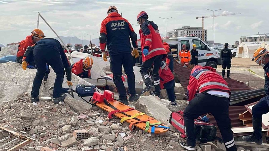 Karaman’da Saha Tatbikatı Gerçeğini Aratmadı