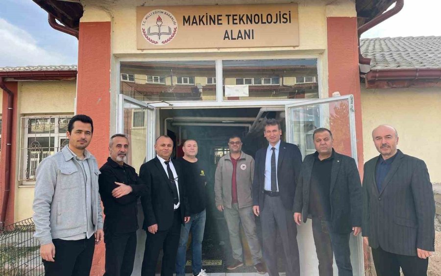 Beyşehir’de Sanayiye Ara Elaman Yetiştiren Liseye Yeni Atölye Ve Laboratuvar