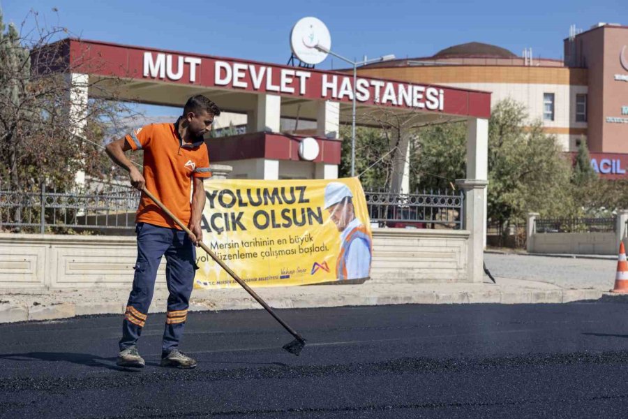 Mut’ta Yenilenen Yollar Ulaşımı Rahatlattı