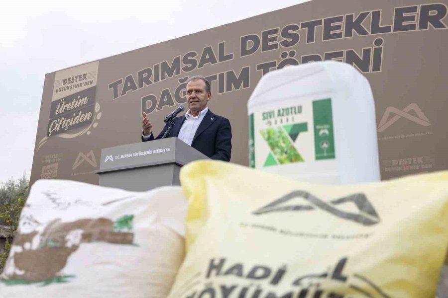 Mersin’de Üreticiye 85 Milyon Liralık Destek