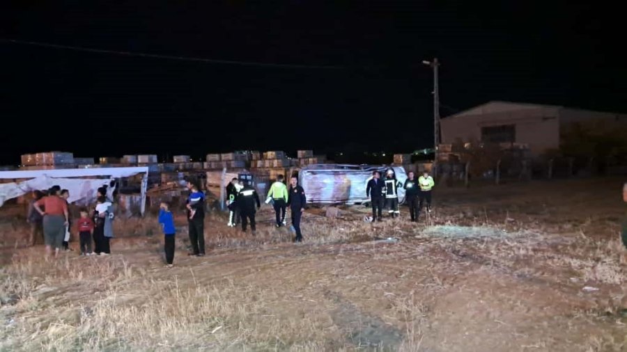 Karaman’da Panelvan Araç Takla Attı: 5’i Çocuk 7 Yaralı