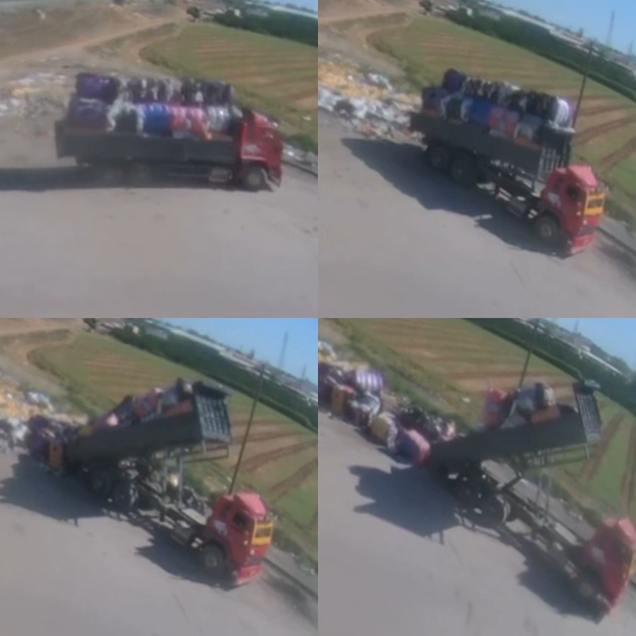 Sahile Tonlarca Tekstil Atığının Dökülme Anı Kamerada: Araç Ve Firma Tespit Edildi