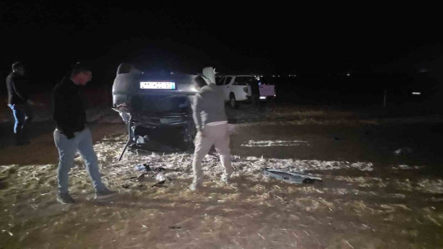 Aksaray’da Otomobil Takla Attı: 2 Yaralı