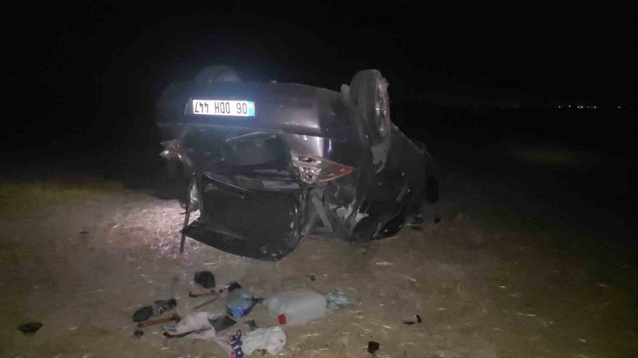 Aksaray’da Otomobil Takla Attı: 2 Yaralı