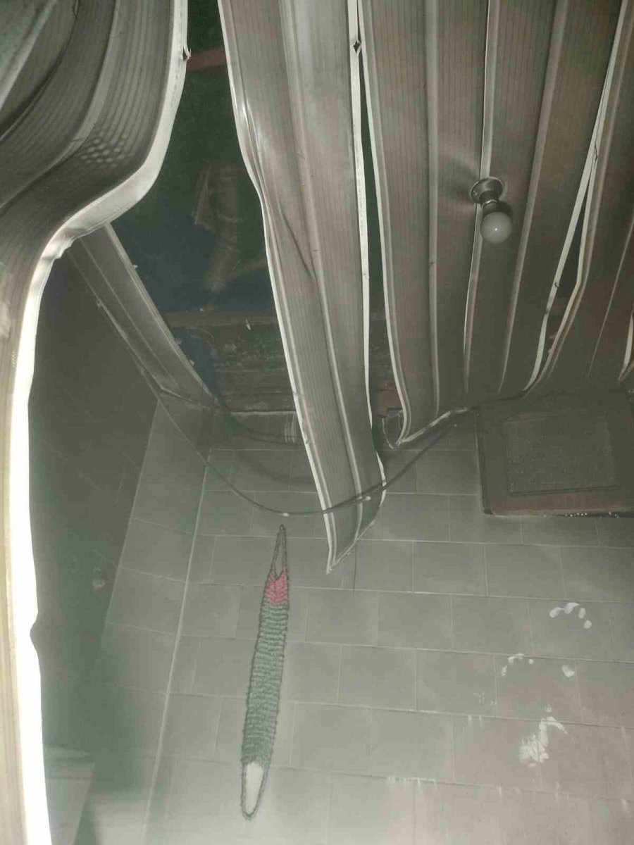 Alanya’da Evin Banyosunda Çıkan Yangın Korkuttu