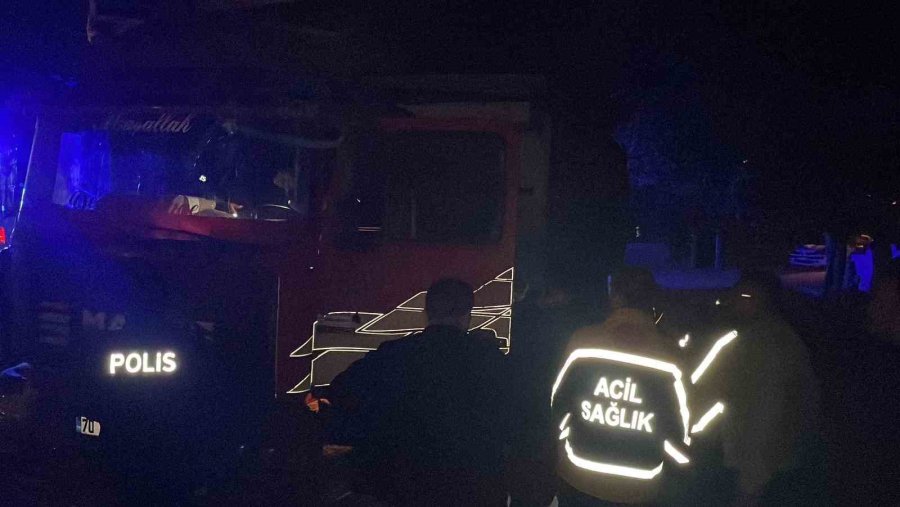 Kamyonunda Yaralı Halde Bulunan Şahıs Hastaneye Kaldırıldı