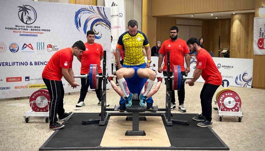 Görme Engelliler Dünya Halter Şampiyonası Mersin’de Başladı