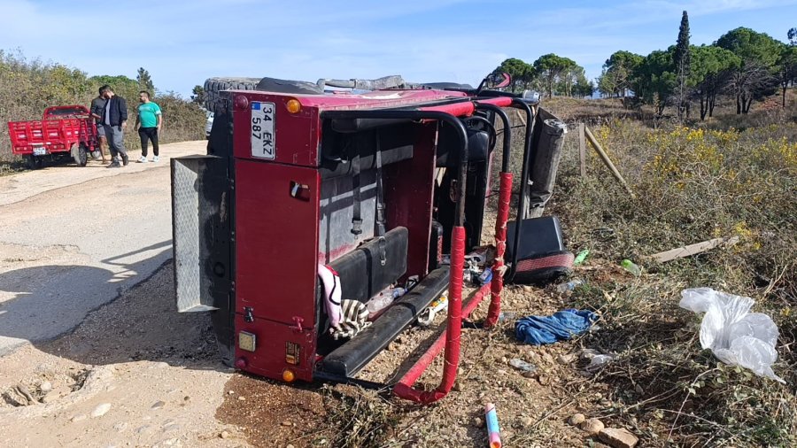 Antalya’da Safari Aracı Devrildi: 9 Turist Yaralandı