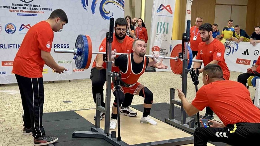 Görme Engelliler Dünya Halter Şampiyonası, Mersin’de Sürüyor