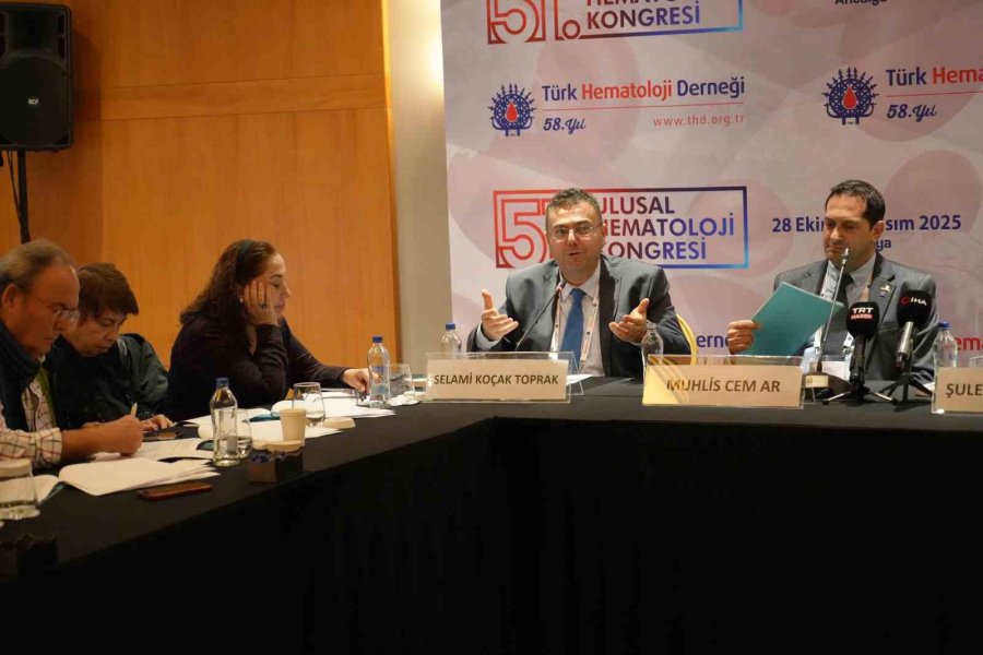 Türk Hematoloji Derneği Başkanı Prof. Dr. Ar: "ulusal Veri Tabanları Dünyaya Referans Oluyor"