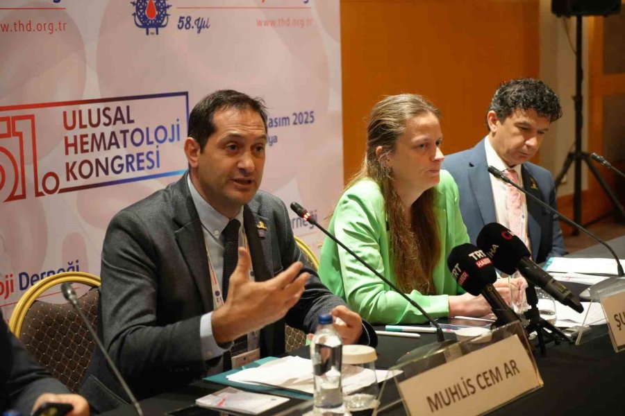 Türk Hematoloji Derneği Başkanı Prof. Dr. Ar: "ulusal Veri Tabanları Dünyaya Referans Oluyor"