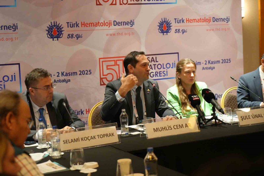 Türk Hematoloji Derneği Başkanı Prof. Dr. Ar: "ulusal Veri Tabanları Dünyaya Referans Oluyor"