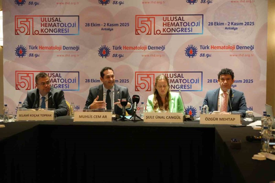 Türk Hematoloji Derneği Başkanı Prof. Dr. Ar: "ulusal Veri Tabanları Dünyaya Referans Oluyor"