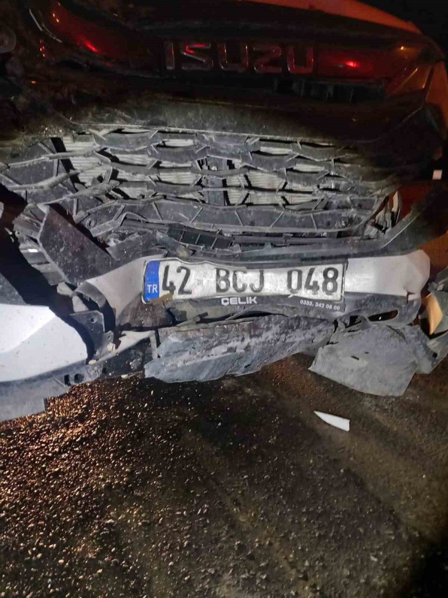 Karapınar’da Trafik Kazası: 1 Yaralı