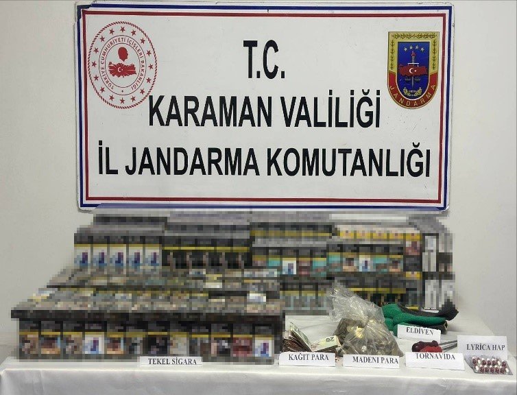 Karaman’da 35 Bin 100 Adet Makaron Ele Geçirildi