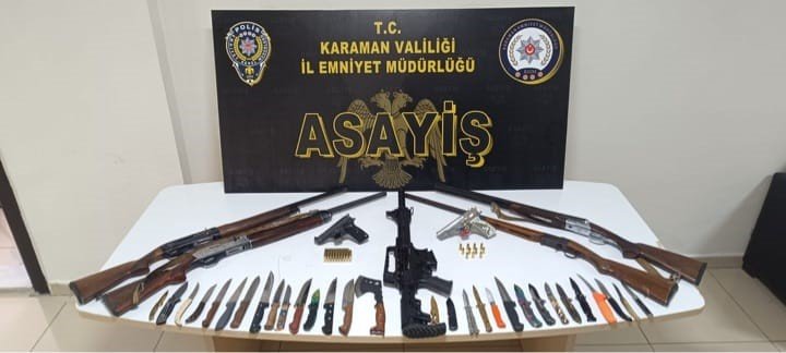 Karaman Polisin Asayiş Uygulamaları Devam Ediyor: 11 Tutuklama