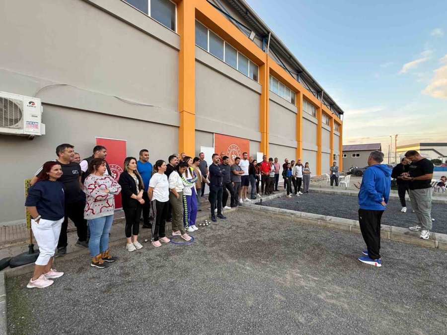 Gazipaşa’da 24 Kasım Öğretmenler Günü’ne Özel Bocce Turnuvası