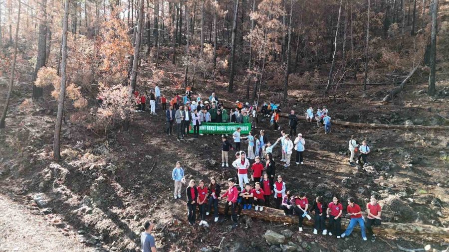 Öğrencilere Yangın Ve Çevre Bilinci Konusunda Yerinde Bilgi Verildi
