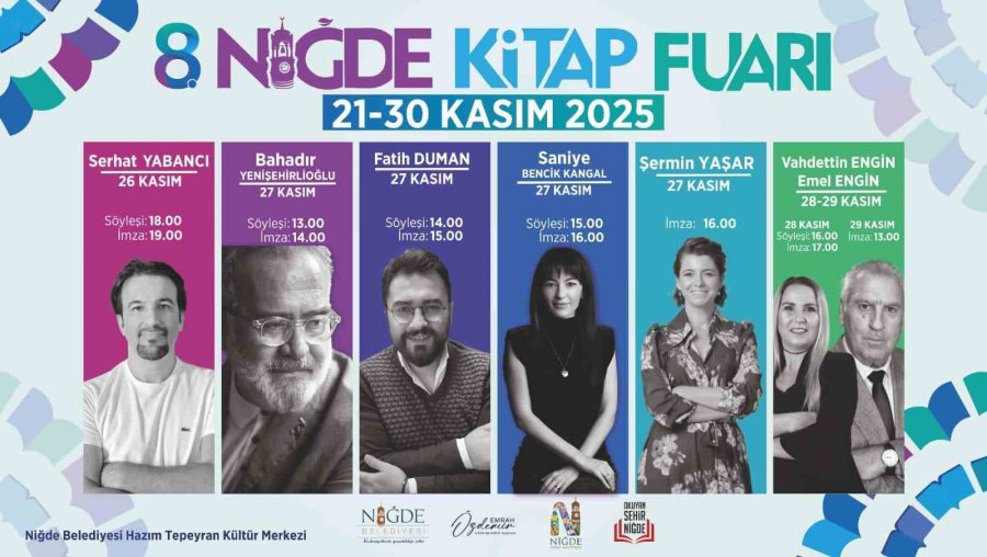 Niğde’de Kültür Şöleni Başlıyor: 8. Kitap Fuarı Kapılarını Açıyor
