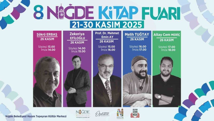 Niğde’de Kültür Şöleni Başlıyor: 8. Kitap Fuarı Kapılarını Açıyor