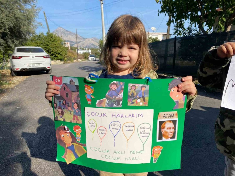 Antalya’da Minik Adımlarla ‘en Haklı’ Yürüyüş