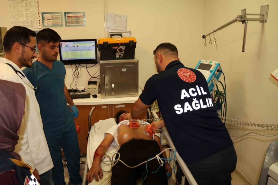 Beyşehir Devlet Hastanesinde Tatbikat