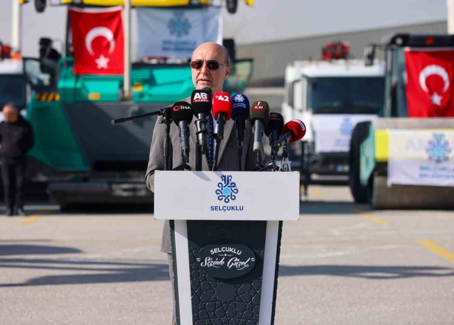 Selçuklu Belediyesi Araç Filosuna 71 Araç Daha İlave Etti