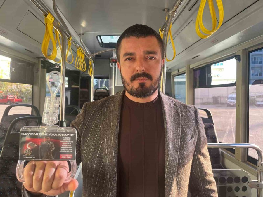 Alanya’da Şehitlerin İsimleri Halk Otobüslerinde Yaşatılacak