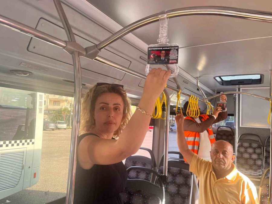 Alanya’da Şehitlerin İsimleri Halk Otobüslerinde Yaşatılacak