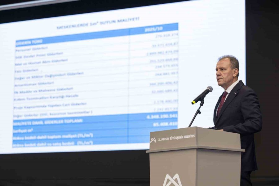 Başkan Seçer: "su Kesintisi Konusunda Vatandaşlarımın Hoşgörüsüne Sığınıyorum"