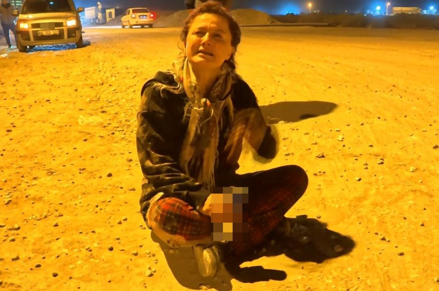 Bekçiler, "eve Bırakalım" Dedi, Alkollü Kadın "ölümü Bulursunuz" Cevabını Verdi