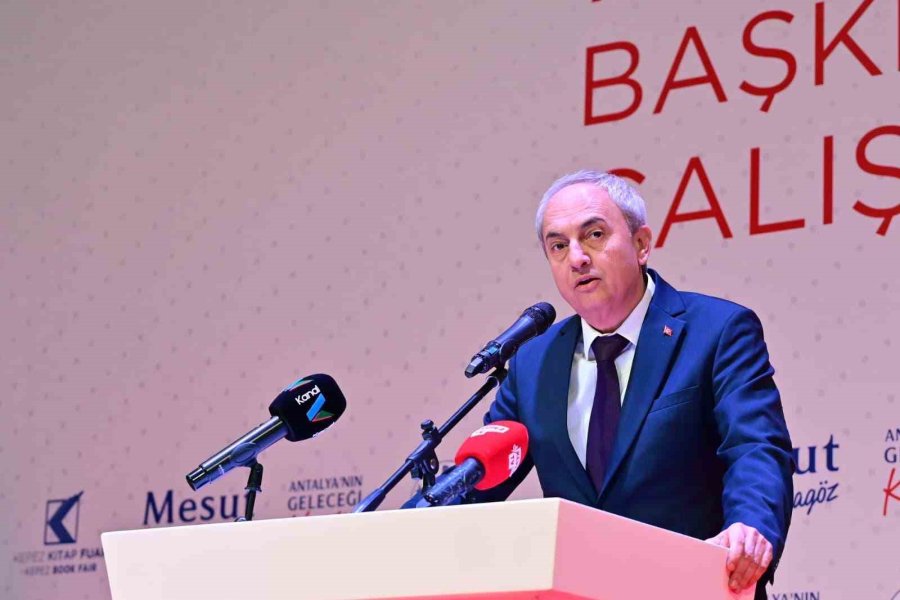 Kocagöz: "antalya’yı ‘unesco Dünya Kitap Başkenti’ Yapmak İstiyoruz"