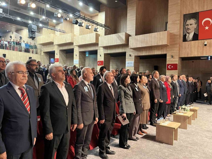 Niğde’de 24 Kasım Öğretmenler Günü Etkinliklerle Kutlandı