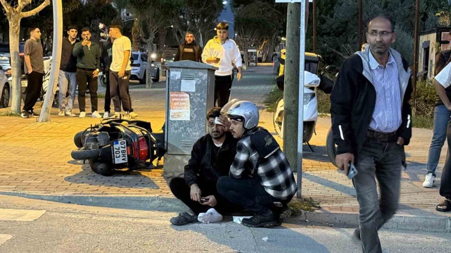 Gazipaşa’da Otomobil İle Motosiklet Çarpıştı: 1 Yaralı