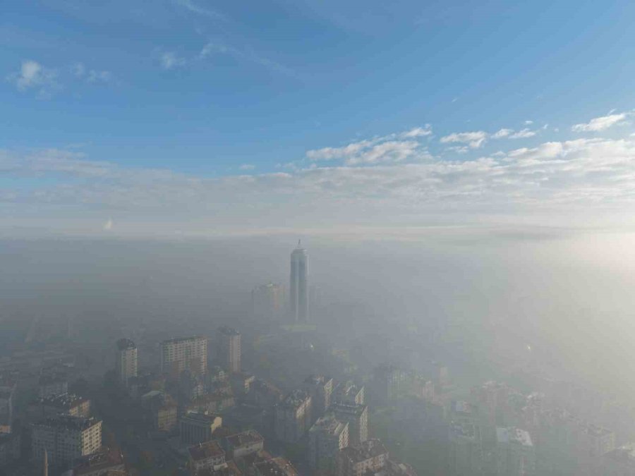 Konya Güne Kartpostallık Sis Manzarasıyla Başladı