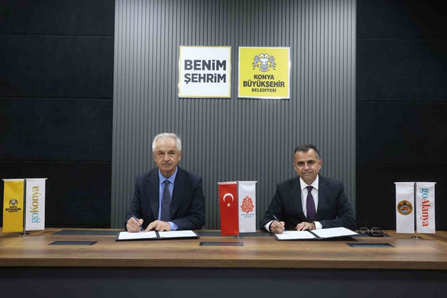 Konya Büyükşehir Ve Alanya Belediyesi "keykubad Göç Ve Kervan Yolu Projesi" İş Birliği Protokolü İmzalandı