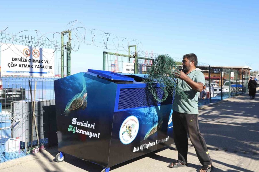 Mersin’de Balıkçı Ağları Geri Dönüşüme Kazandırılıyor