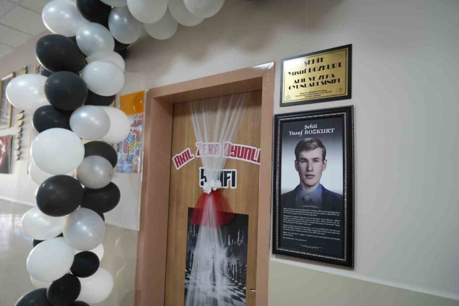 Şehit Yusuf Bozkurt Ve Şehit Halit Ergüven’in Adları Bu Okulda Yaşatılıyor