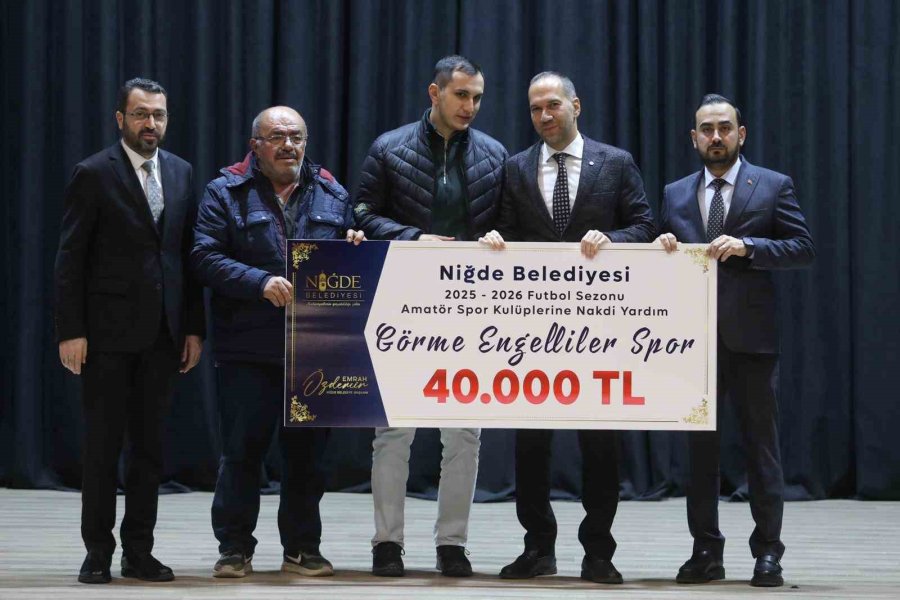 Niğde Belediyesi’nden Amatör Spora Rekor Destek