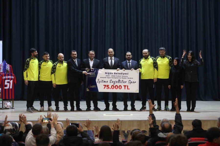 Niğde Belediyesi’nden Amatör Spora Rekor Destek