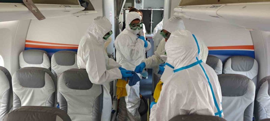 Antalya Havalimanı’nda Uluslararası Salgın Senaryolu "acil Durum Tatbikatı"