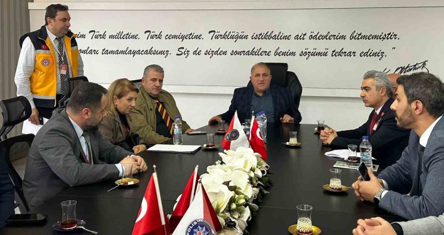 Antalya Havalimanı’nda Uluslararası Salgın Senaryolu "acil Durum Tatbikatı"