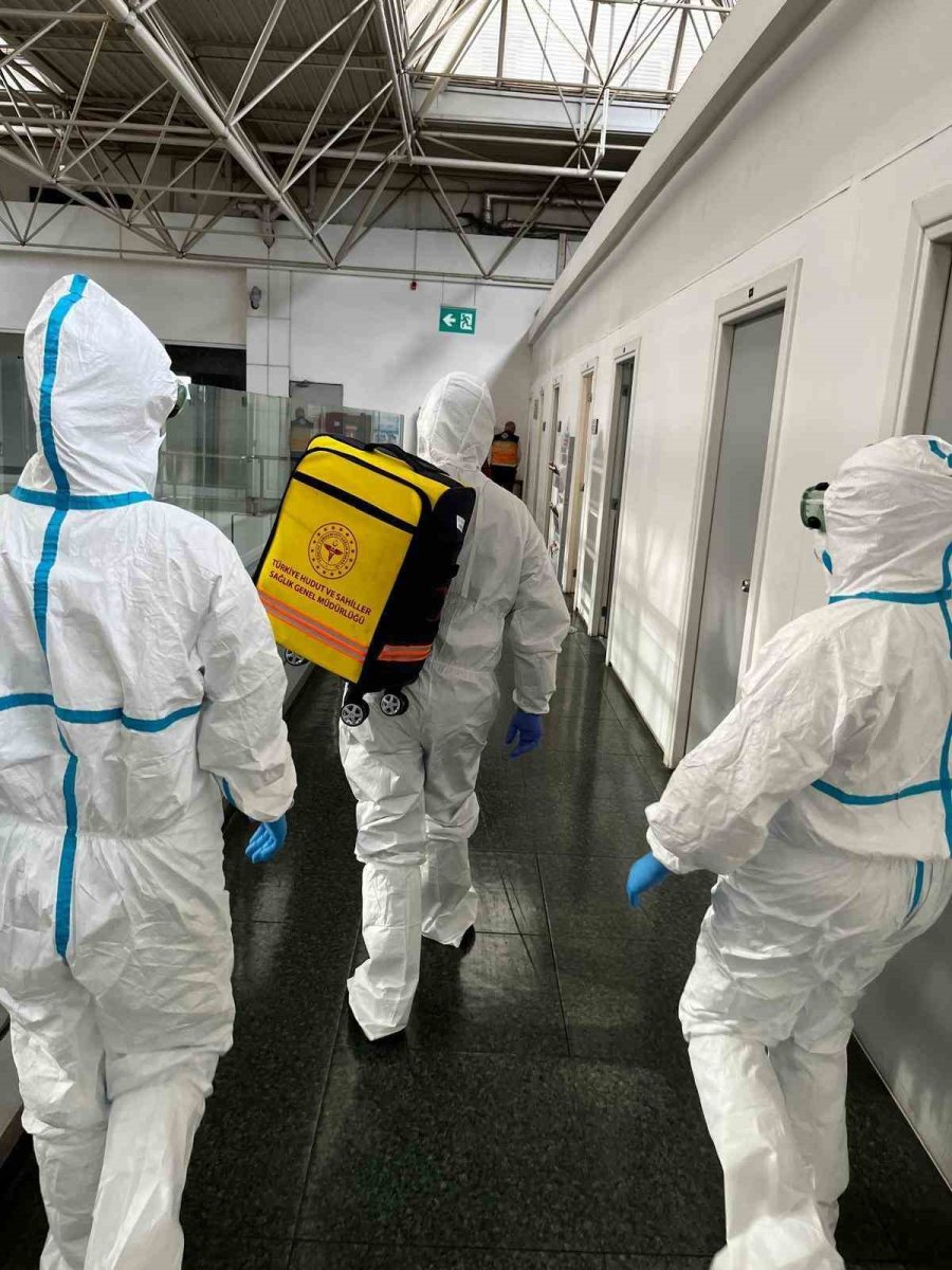 Antalya Havalimanı’nda Uluslararası Salgın Senaryolu "acil Durum Tatbikatı"