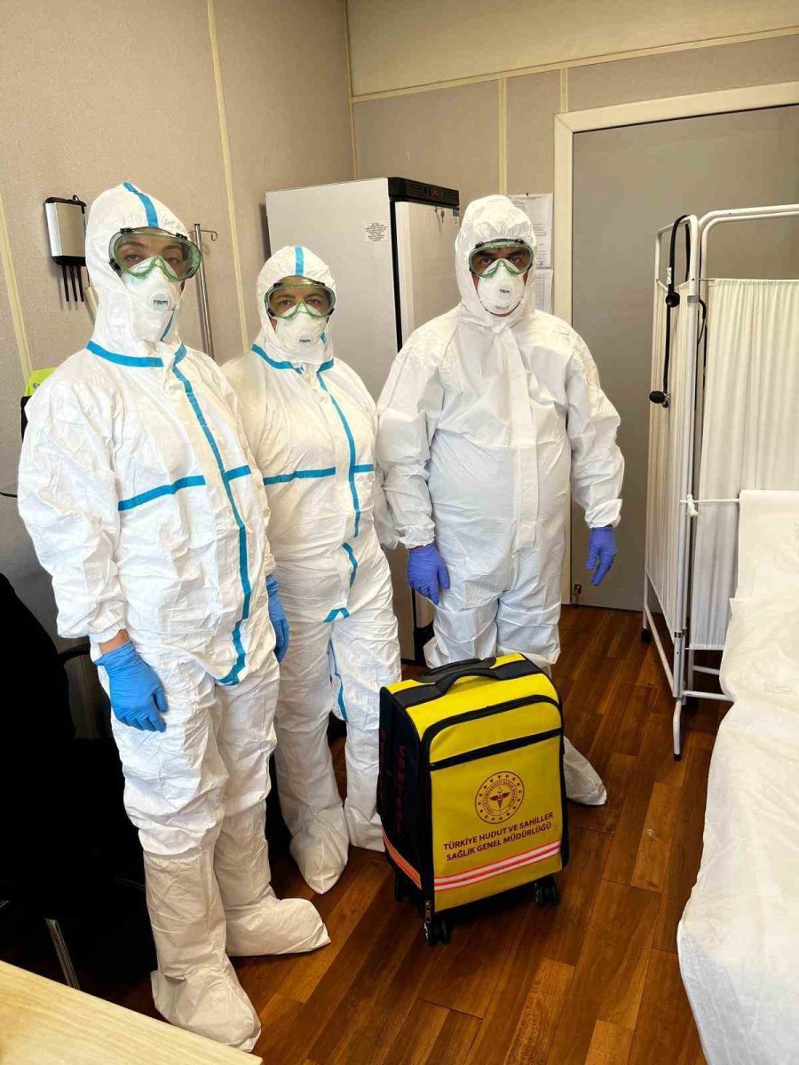 Antalya Havalimanı’nda Uluslararası Salgın Senaryolu "acil Durum Tatbikatı"