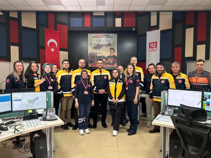 İnan’dan 112 İstasyonlarına Ziyaret