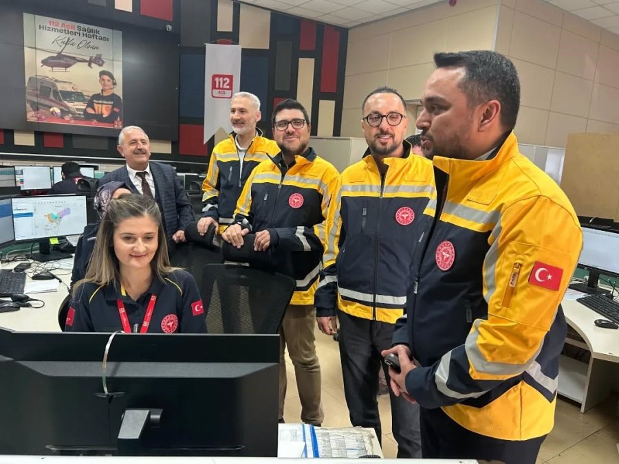 İnan’dan 112 İstasyonlarına Ziyaret