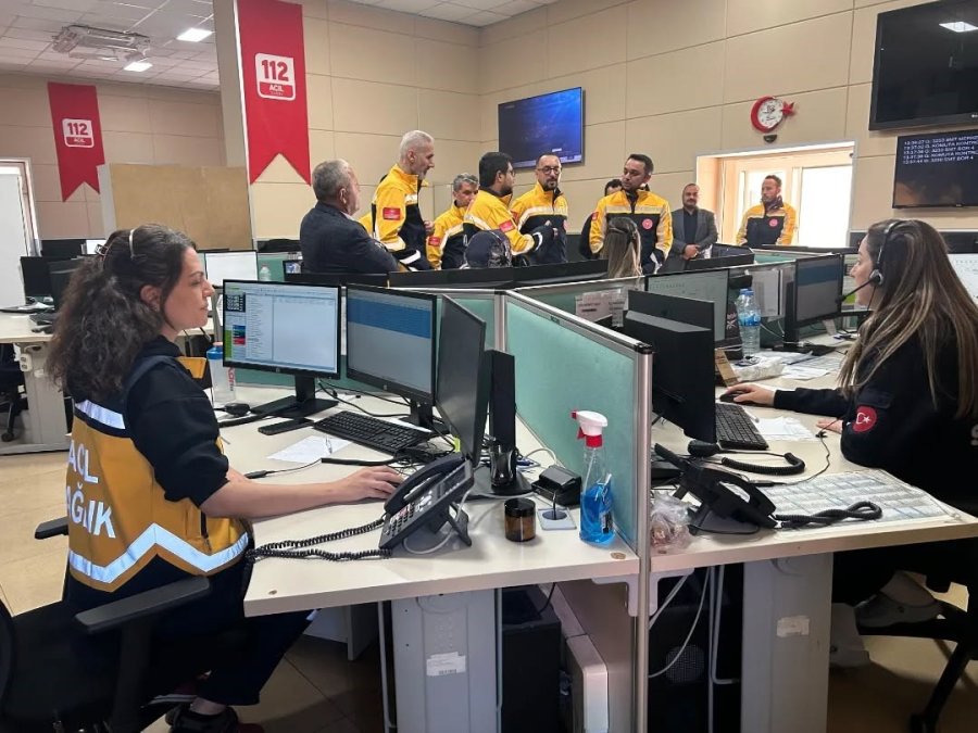 İnan’dan 112 İstasyonlarına Ziyaret